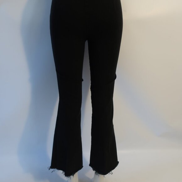 Womens Frame Bardot The Jetset Sheen Noir Black Denim Jean 1 US/S (25"-29") - Picture 10 of 12